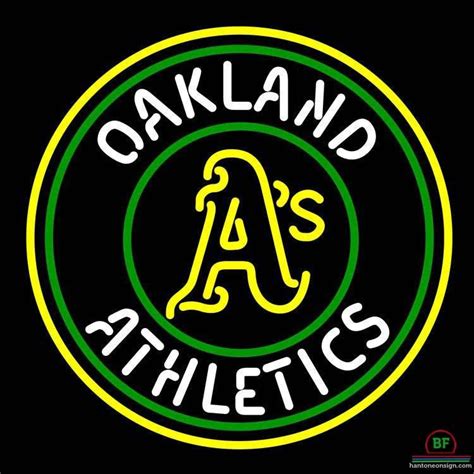 Oakland Athletics Neon Sign Teams Neon Light Diy Neon Signs Custom