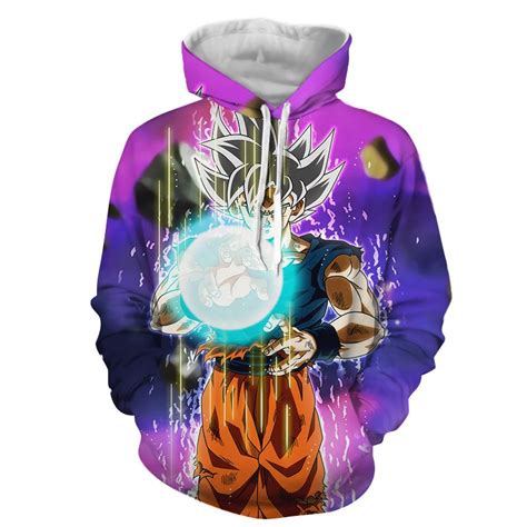 Dragon Ball Z Goku Ultra Instinct Form White Hair Hoodie