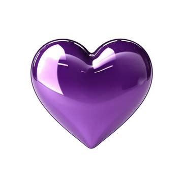 Cute Purple Heart Heart Love Valentine Png Transparent Image And