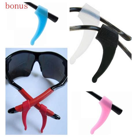 1pair Comfortable Soft Silicone Anti Slip Ear Hooks For Glasses