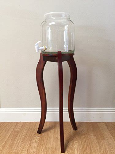 glass water dispenser  decorative natural wooden floor