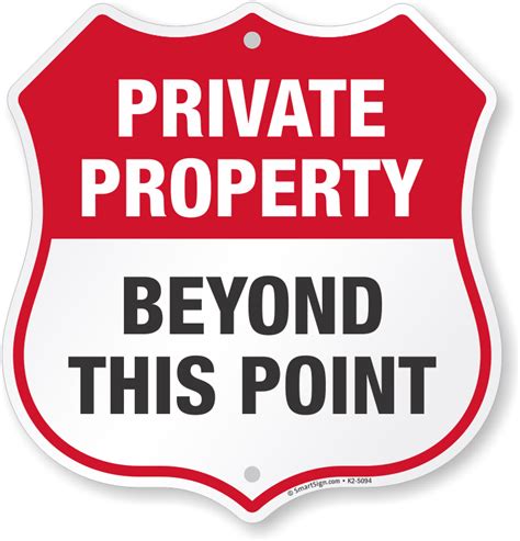 Private Property Signs Made In The Usa