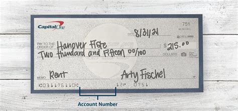 Account Number On A Check Where To Find It Capital One