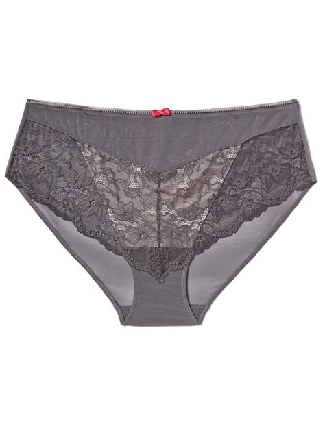 Lace Mesh High Cut Panty D Esse Collection Addition Elle