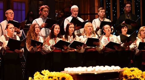Ukrainian Chorus Dumka Of Ny Reflects On Snl Performance Its Our