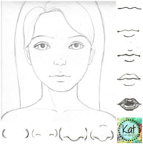 We did not find results for: Learn How to Draw Noses! Cute as a button in 4 simple steps - Kat can Paint | Art Ideas ...