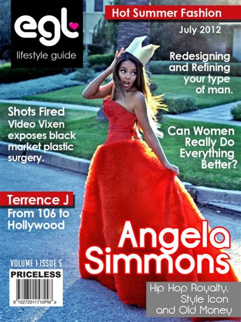 Lovebrownsugar Cover Girls Angela Simmons For Egl Magazine