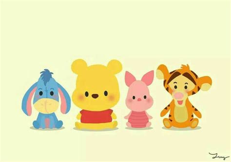 Baby Eeyore Baby Pooh Baby Piglet And Baby Tigger Winnie The Pooh