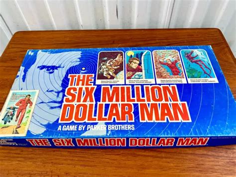 Vintage 1975 The Six Million Dollar Man Board Game Steve Austin 5999