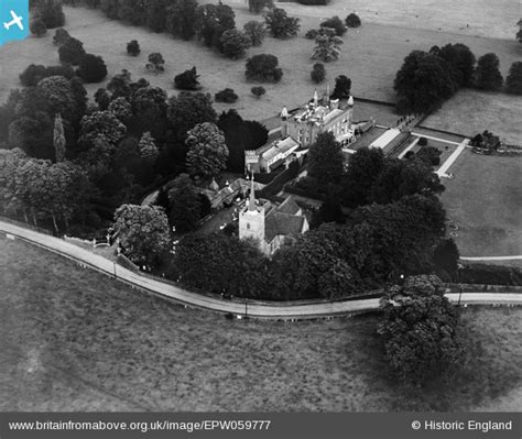 Epw059777 England 1938 St Dunstans Church And Hunsdon House