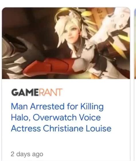 Game Man Arrested For Killing Halo Overwatch Voice Actress Christiane