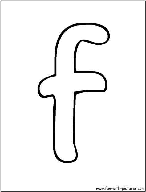 Letter F Coloring Pages Preschool And Kindergarten