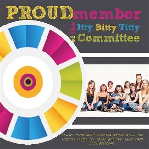 Proud Member Of The Itty Bitty Titty Committee By Ashaya Webster