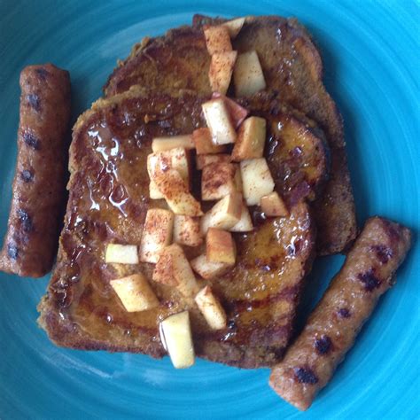 Pumpkin French Toast With Maple Syrup Sausage Look At Me Its Carra D