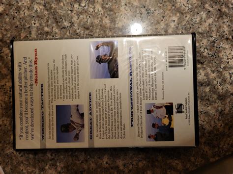 Used 1993 NOLAN RYAN'S FASTBALL INSTRUCTIONS FOR PITCHERS VHS ryan