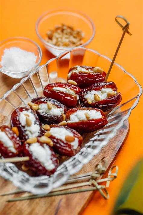 3 Ingredient Goat Cheese Stuffed Dates Foolproof Appetizer