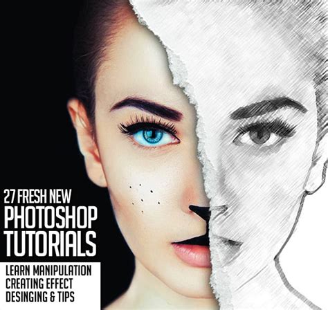 27 Fresh New Photoshop Tutorials To Improve Your Designing Skills
