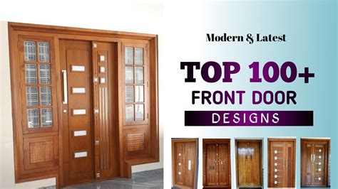 Front Door Modern Wood Kerala Door Designs Blog Wurld Home Design Info