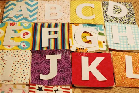 Diy Simple Sew Fabric Letters Fabric Letters Sewing Projects