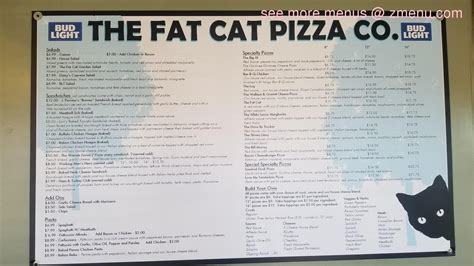 ראה 10 דפים חברתיים כולל פייסבוק ו google, שעות, טלפון, אתר ועוד עבור עסק זה. Online Menu of Fat Cat Pizza Restaurant, Strafford ...