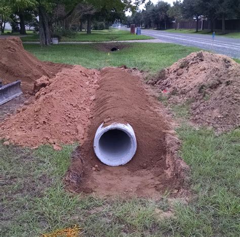 Drainage Ditches Swales And Culvert Installation Elite Excavation And