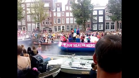 amsterdam pride 2018 amsterdam canal parade youtube