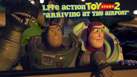 Toy Story 2 Arriving At The Airport Live Action Scene Youtube