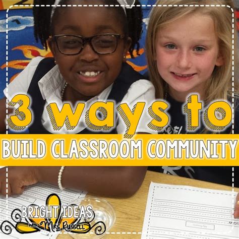 Building Classroom Community Mrs Russell S Room Classroom Community Building Classroom