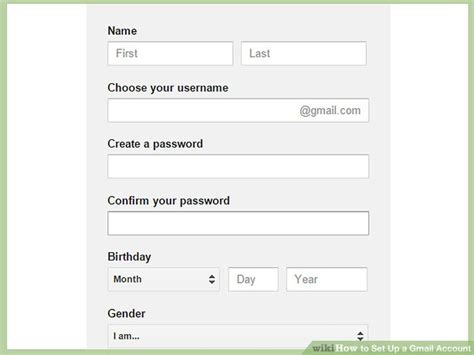 3 Ways To Set Up A Gmail Account Wikihow