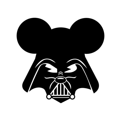 Darth Vader Mickey Mouse Star Wars Walt By Vectordesign On Zibbet