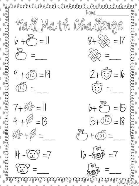 13 Best Images of First Grade Printable Worksheets For Thanksgiving