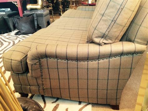 Check spelling or type a new query. Traditional Camel Plaid Wool Ralph Lauren Sofa at 1stdibs