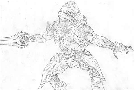 Halo Elite With Energy Sword By Rubysmooby On Deviantart