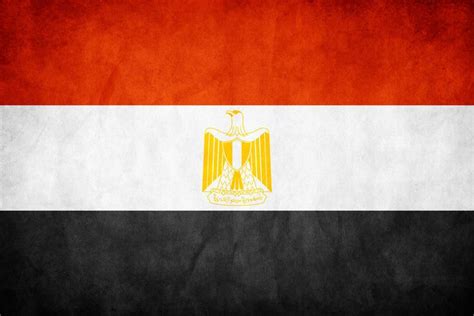 Egypts Flag Is A Red White And Black Tricolor With The Nations Symbol