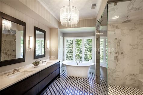 Transitional French Country Master Bath Hinsdale Il By Charles