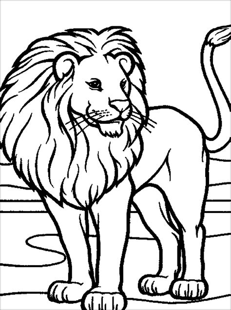 Get This Lion Coloring Pages Free Printable 41664 Lion Coloring Page