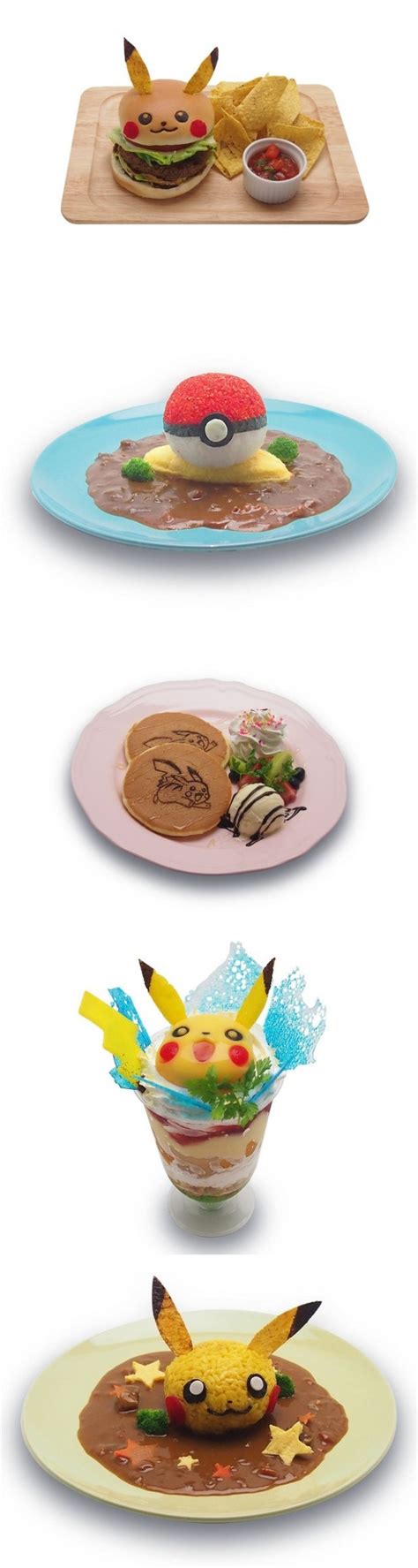Pokemon Dishes From The Pikachu Cafe In Roppongi Japan Looks So