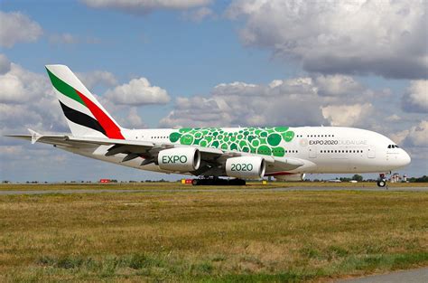 Emirates Airbus A380 861 Expo 2020 Dubai Uae Emirate Scheich Araber