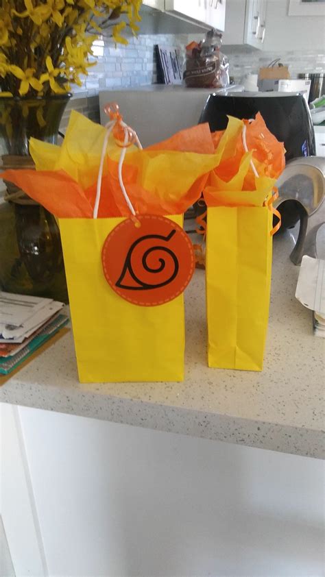 Keep the party going with kid's party favors that match your kiddo's birthday theme. Naruto Goodie Bags | Naruto party ideas, Naruto birthday ...