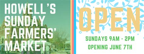 Serves follis and sons funeral home & wilson funeral home. Howell's Sunday Farmers' Market - Howell Area Chamber of ...