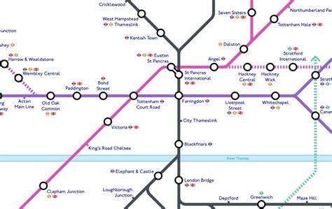Crossrail 1 Map Map Of West