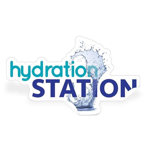 Hydration Station Die Cut Decal Visualz