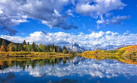 Photography Nature Landscape River Mountains Forest Fall Morning