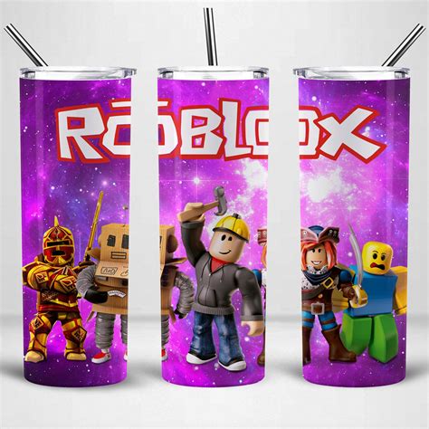 Roblox Boy Tumbler 20oz Skinny Tumbler Wrap Designs Template Etsy