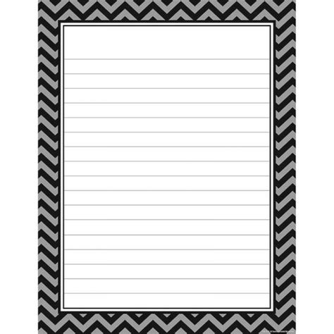 Teacher Created Resources Black Chevron Lined Chart Tcr7579
