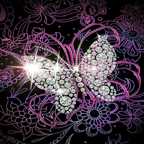 Diamond Butterfly Wallpaperamazonfrappstore For Android