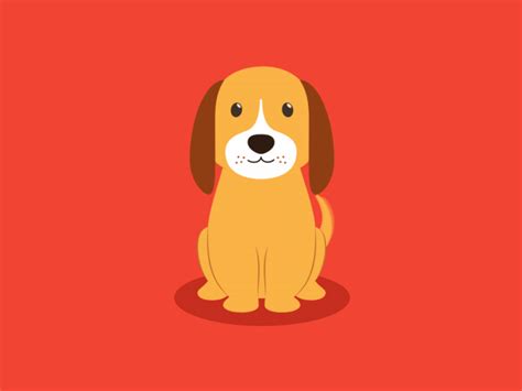 Animated  Dog Wagging Tail