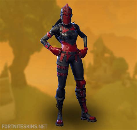Fortnite Red Knight Outfits Fortnite Skins Girl With Hat Red