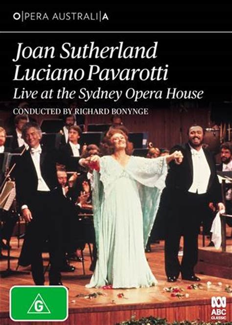Buy Joan Sutherland Luciano Pavarotti Live At The Sydney Opera House Dvd Sanity