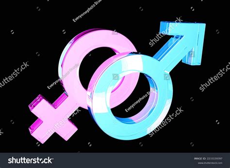 Pink Female Blue Male Gender Symbol Stock Illustration 2233159397 Shutterstock